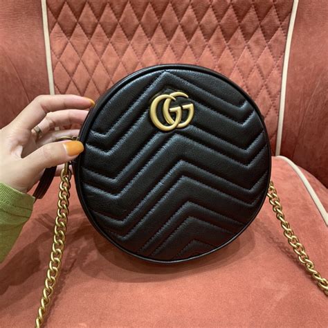 gucci 圆 饼 包|gucci marmont手提包.